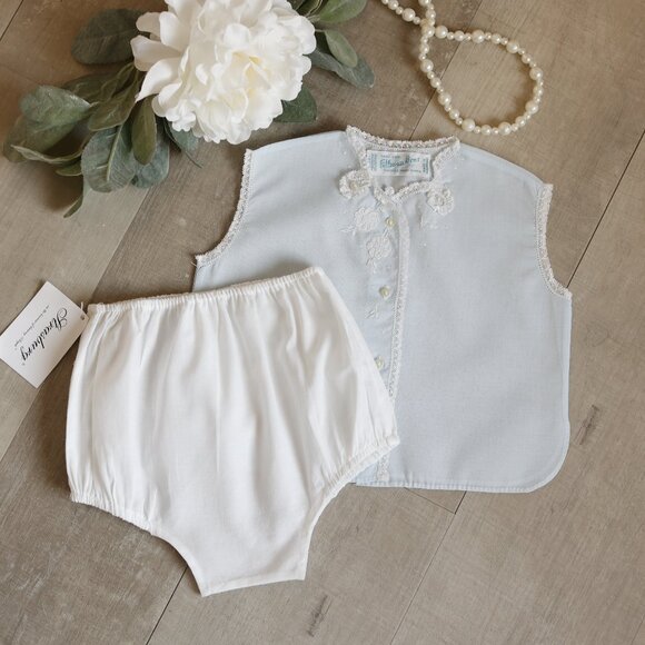 Rare Vintage Diaper Set Feltman Brothers Size 3 Months UNIQUE NWT
